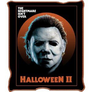 New Halloween 2 Michael Myers Horror Fleece Throw Blanket Gift Scary Movie Film